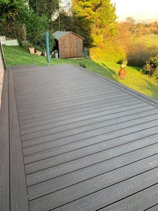 Gran oferta, cubierta de fácil instalación, teca, plástico, Color compuesto, terraza, suelo exterior, cubierta de Wpc en relieve 3D - Product Image 4