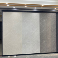 Panneau Mural Moderne en PVC, Ignifuge et Étanche, Effet Marbre pour la Décoration Intérieure de Salles de Bain, Salons, Hôtels et Maisons