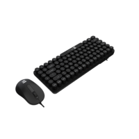 Mini souris clavier ensemble pas cher clavier souris combos filaire clavier et souris combo pour bureau à domicile