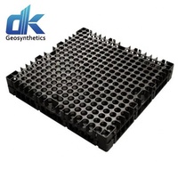 Panneau de drainage en plastique PE-HD géocomposite Offre Spéciale 20mm 30mm Cellule de drainage modulaire en plastique à fossettes étanche pour toit jardin