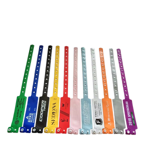 Phổ biến nước bằng chứng Vinyl dùng một lần ID dây đeo cổ tay 13.56Mhz 1K chip RFID Vòng đeo tay mềm PVC NFC dây đeo cổ tay - Product Image 6