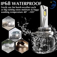 Phare LED A8 20000lm d'origine usine H1 H7 H4 H8 H11 H9 Hb3 Hb4 120W HIR2 9012 D2S D4S pour lentille de projecteur