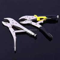 Mini pince automatique robuste 4 "5" 7 "10" pouces fonction nez rond Visy poignée mâchoire incurvée étau pince de verrouillage