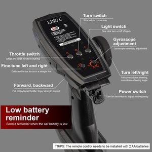 LDRC A99 1/18 RWD RC Car Drift Car Remote Control Racing Vehicles Model with <b>Light</b> System Vehicle <b>Battery</b> Electric Toy Car - Product Image 5