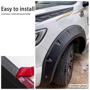 Accesorios Exteriores para Automóviles, Guardabarros de Rueda Duraderos de ABS, Fáciles de Instalar, para Ford Ranger 2015-2018 Ranger.T7 2015-2018 - Product Image 3