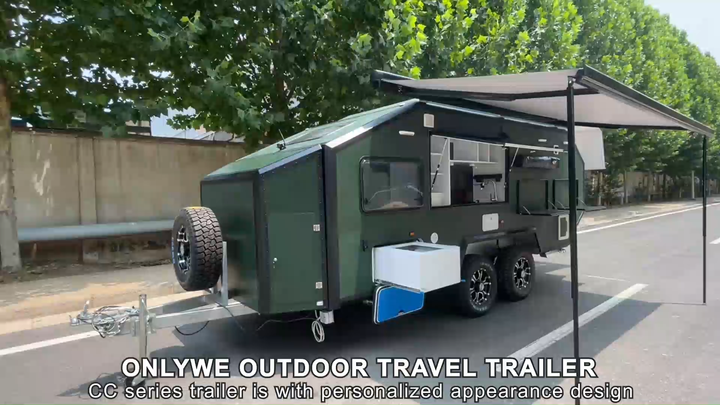 ONLYWE Custom Off Road Hybrid Caravan Overland Rv Camper Trailer ...