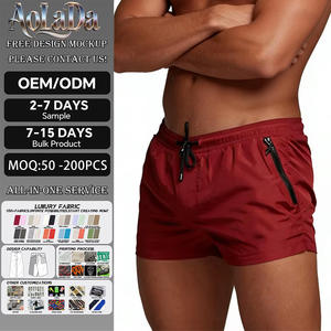 Shorts de plage pour hommes d'été de haute qualité, vente directe d'usine, shorts chino imprimés sportifs 2 en 1 - Product Image 1