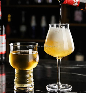 Verre à vin en cristal transparent fait main en forme de tulipe de 300 ml avec logo personnalisé, écologique, pour les fêtes - Product Image 3