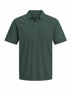 Custom Logo <b>Men</b> <b>Polo</b> <b>Shirt</b> Solid Short Sleeve Uniform Workwear Casual Pullover Collar Tee - Product Image 1
