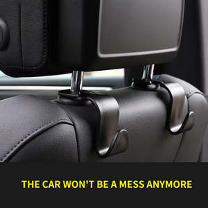 Araba kafalık askılı kancalar PP süper yük taşıyan evrensel oto SUV çanta bakkaliye için arka koltuk kancalar çanta mont şemsiye - Product Image 2