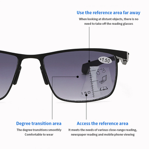 Vente chaude hommes <span class=keywords><strong>lunettes</strong></span> de soleil de lecture multifocales lumière bleue bloquant la <span class=keywords><strong>presbytie</strong></span> <span class=keywords><strong>lunettes</strong></span> de soleil lumière bleue Anti lecteur de soleil bleu - Product Image 3