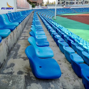 Asientos de estadio de plástico de instalación plana para estadio de fútbol y canchas deportivas - Product Image 3