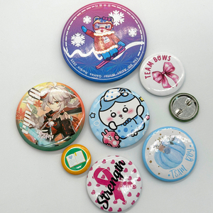 Personalized Metal <b>Button</b> <b>Maker</b> Stylish Custom Badge Pin For Backpack, Clothes, Party & Event Decoration - Product Image 1