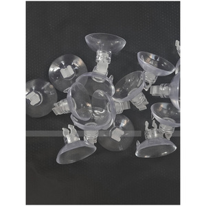 Aquarium Oxygen Hose Clamp Suction Cup 4mm Transparent Plastic <b>Air</b> <b>Pump</b> Accessory Fixing Clip - Product Image 2