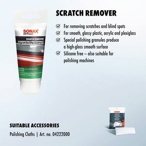 Top Quality Car Scratch Remover For Plastic 75ml <b>Erases</b> Scratches On Car Interior Dash Trim & Bumpers - Product Image 2
