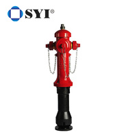 Hydrant d'incendie en fonte ductile de type pilier extérieur SYI PN16 Pression DN100 Taille Norme ANSI/AWWA C502 Lutte contre l'incendie