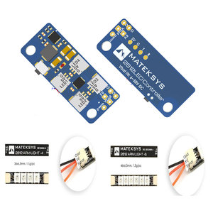 Matek System 2812LED Controller V2 Metal LED Control Module 2-6S With <b>5V</b> BEC 2812ARM-4 & 2812ARM-6 Lights Made Guangdong China - Product Image 2