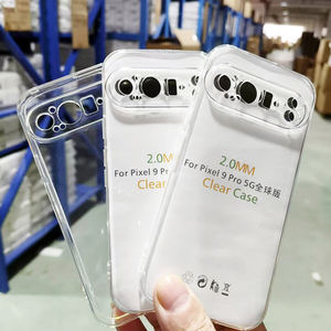 Coque de téléphone transparente en TPU de 2 mm pour Google <span class=keywords><strong>Pixel</strong></span> 9Pro XL 9 8pro 10A 9A 8A 8 7 6, protection souple transparente, pare-chocs pour téléphone portable - Product Image 1
