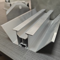 Rail d'installation de panneaux solaires anodisés pour toiture, rail d'installation photovoltaïque en aluminium - Série XC