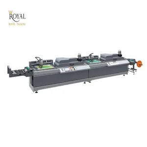 Fully automatic silk screen trademark printing machine