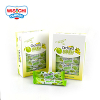 Ceinture arc-en-ciel, bâton de gomme, bonbons aigres, saveur fruité fraîche et sèche, boîte d'emballage, mélange de bonbons aux fruits 12 mois OEM/ODM