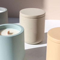 Bocal en céramique de luxe personnalisé bougie d'aromathérapie en cire de soja faite à la main huile essentielle naturelle mèche en bois boîte cadeau de Thanksgiving