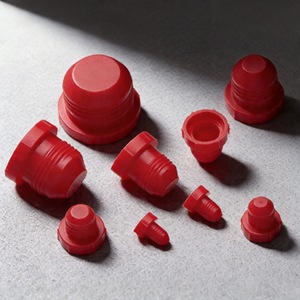 Tapón de plástico estándar americano con rosca NPT para equipos mecánicos, material PVC - Product Image 1