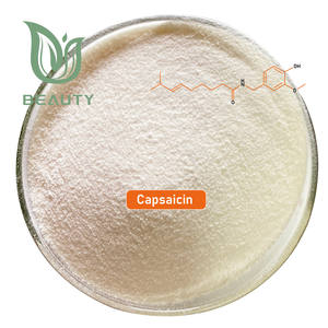 高純度<span class=keywords><strong>95%</strong></span>/99% カプサイシン粉末カプサイシンエキス葉から食品添加物及び医薬品用ホットペッパーオレジン用 - Product Image 1