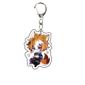 Simpatico portachiavi Genshin impatto Noelle Amber Mona Barbara Klee Diluc <span class=keywords><strong>Fischl</strong></span> gioco di saccarosio accessori per ciondoli in acrilico fan regalo di Natale - Product Image 2