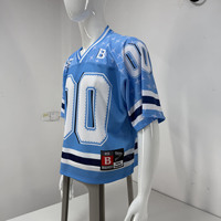 Maillot de football américain vintage haut de gamme, maillot de rugby classique, maillot de football personnalisé, idéal pour les événements de club et d'équipe