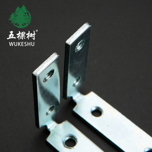 Support d'angle Wukeshu en acier laminé à froid de 3 mm, zingué, pour portes, fenêtres et armoires en aluminium - Product Image 3