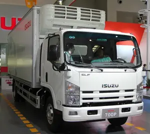 新著名日本品牌ISUZ U 700P 10吨新鲜冷冻食品冰淇淋柴油手册4X2冷藏货车