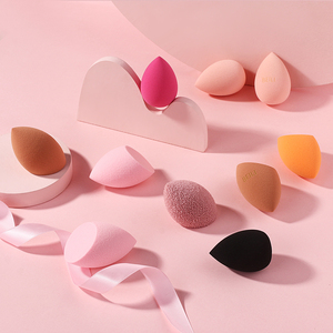 Éponge de maquillage noire BEILI, sans latex et végane, éponge de beauté pour cosmétiques avec boîte d'emballage - Product Image 5
