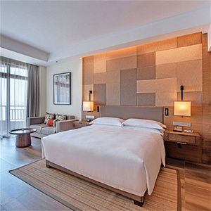 Ensemble de chambre d'hôtel en bois au design moderne pour hôtels et appartements 3 à 5 étoiles Meubles de chambre pour la vie urbaine - Product Image 2