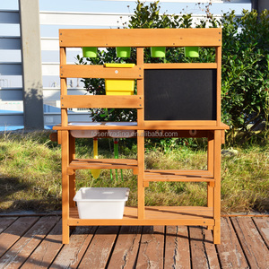 Cuisine de jeu extérieure pour enfants avec évier, cuisinières, distributeur d'eau et rangement - Cuisine de jeu résistante aux intempéries pour jardin - Product Image 2