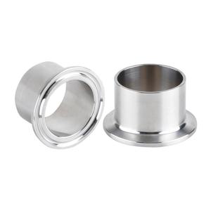 Accesorio de tubería de acero inoxidable de alta calidad KQ, virola de abrazadera triple de soldadura sanitaria, proveedor SS 304 y 316L - Product Image 1