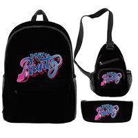 Sac à dos personnalisé imprimé, étanche, motif dessin animé, pour voyage en plein air, style Cookie Backwoods RAW, lot de 3 pièces, en stock – Offre Spéciale