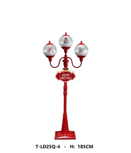 Lampes de Noël à LED hautes, lampadaires avec effet de <span class=keywords><strong>neige</strong></span> tombante, lumière Ploe - Product Image 1