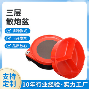 Caja de cebo personalizada de tres capas, contenedor de almacenamiento de aparejos de pesca duradero de 19cm de diámetro para uso en exteriores - Product Image 4