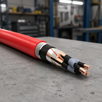 Câble d'alimentation souterrain industriel Zhongkai BS7835 pour l'exploitation minière, moyenne tension, 3*50mm, cuivre, gaine XLPE PVC, 3.8/6.6(7.2)kV