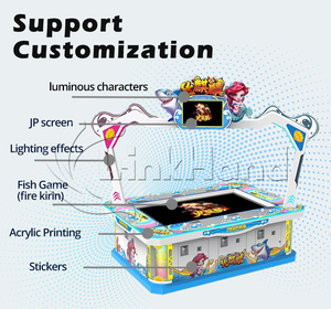 Fire Kirin 65 inch máy Arcade nhiều người chơi Dịch vụ thiết kế 3D miễn phí cho các quán bar và phòng trò chơi - Product Image 5