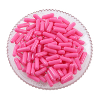 Capsules vides à épaisseur uniforme, vertes, avec impression personnalisée, certifiées HALAL/ISO, toutes tailles, capsules vides en gélatine dure