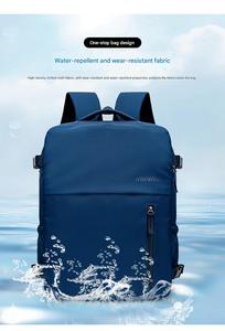 Nouveauté Sac à dos pour ordinateur portable unisexe imperméable grande capacité avec compartiment séparé pour chaussures léger pour les voyages et les trajets quotidiens - Product Image 6
