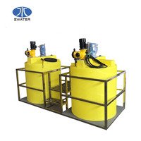 Système de contrôle automatique multifonctionnel PLC pour le dosage chimique d'acide liquide alcalin pH chlore Pompe à eau usée télécommandée