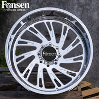 24x12 26x12 26x14 Roda Truk Tempa 8x170 8x180 PCD Roda Truk Tempa Penuh 6061-T6 untuk Ram 2500 Ram 3500 Ford F250 F350 GMC