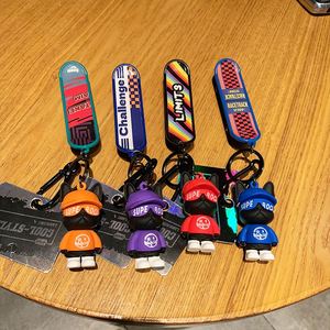Cute Bear Keychain Pendant for Women Bag Car KeyRing Mobile Phone Fine Jewelry Accessories Kids Girl Gift - Product Image 1