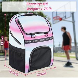 BSCI Factory Basketball Backpack Large Sports Bag, Gym Bag with <b>Ball</b> Compartment and Shoe Compartment to Store Sports Shoes - Product Image 4