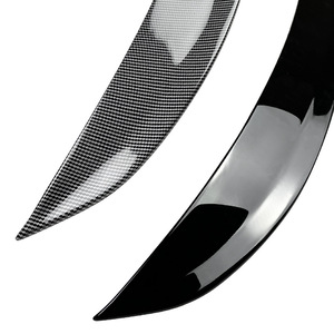 Mercedes-Benz Rear Spoiler Piano <b>Black</b> Carbon Fiber Texture ABS Ducktail <b>Trunk</b> Lip 2012-2018 W166 ML-Class GLE-Class - Product Image 5