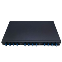 Kualitas tinggi 12 port 19 "casing ujung kabel serat optik 12/24-core rangka distribusi ODF jenis laci panel patch optik