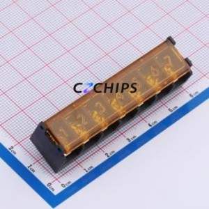 DBT50G-8.25-7P-BK-P Barrier Terminal Block Through hole Component (THT),P=8.25mm Connector - Product Image 1